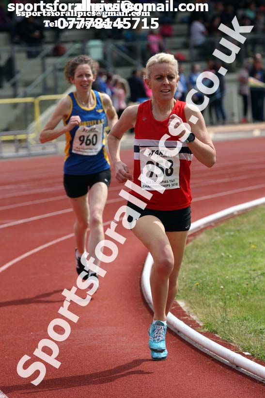 Senior and under-20s womens 1500 metres, North Eastern Track and Fields Champs., Middlesbrough. Photo: David T. Hewitson/Sports for All Pics